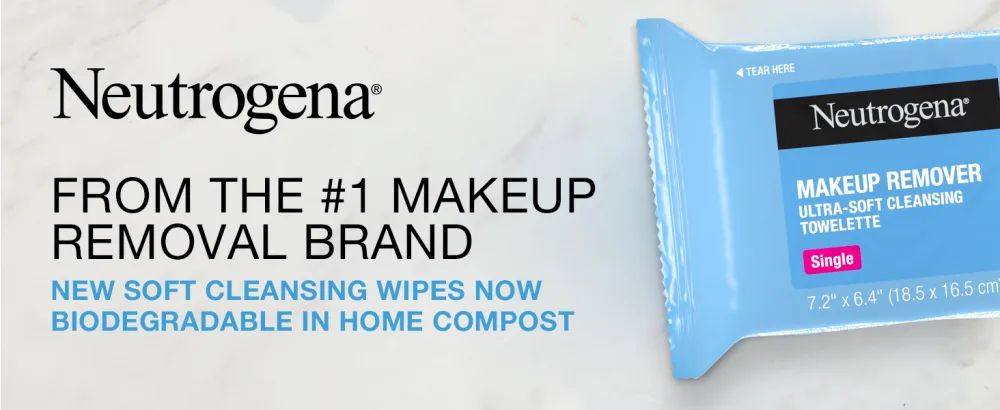 Neutrogena  Makeup Remover Cleansing Towelettes Singles 20 Pre-Moistened Towelettes - Single makeup remover towelettes