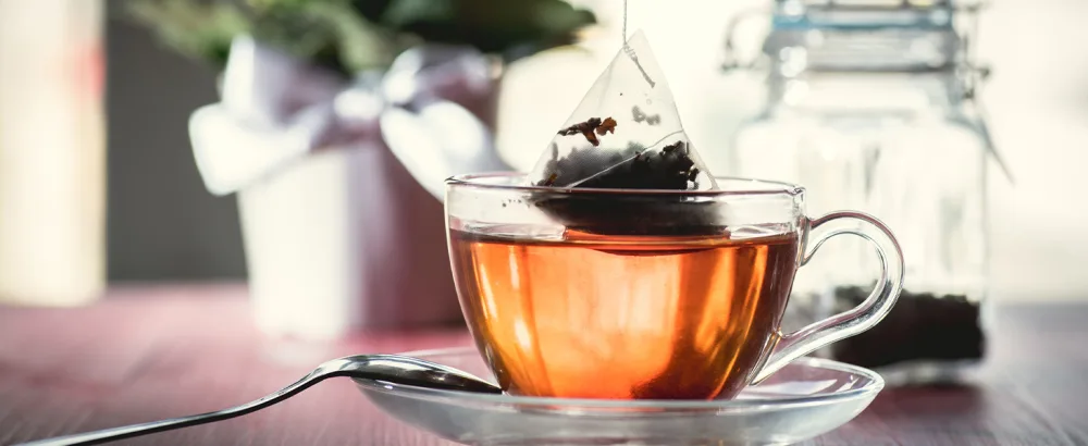 PYRAMID TEA BAGS | INDIVIDUAL MESH BAGS | 100 x biodegradable bags | ST GEORGE'S BREW - Fruit Infusion Tea