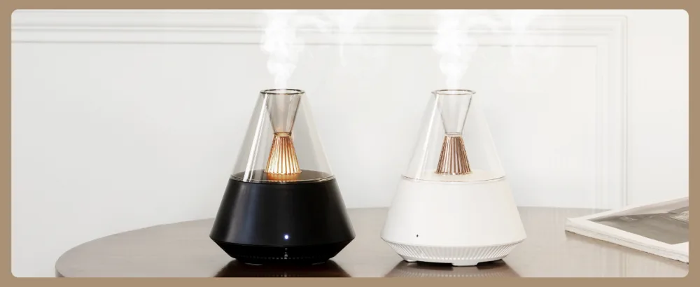 JIAWEN Essential Oil Diffuser 150ML Ultrasonic Cool Mist Aromatherapy Diffuser Air Fresh Scented Oil Diffusers Humidifier with Waterless Auto-Off and LED Candle Light for Home Bedroom Office Yoga White - diffuser_humidifier_essential oil diffuser_aromatherapy diffuser_electric diffuser for home