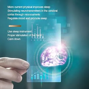 Sleep Aid Device Insomnia Instrument Sleep Instrument USB Charging Microcurrent Holding Sleep Instrument Anxiety Pressure Relief Sleep Aid Device Stress Relief(#1) - Sleep Aid Device