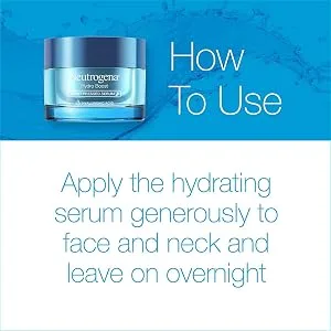 Neutrogena Hydro Boost Night Pressed Serum 1.7 oz (48 g) - product information 4