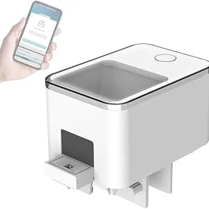 Automatic Fish Feeder Weytoll WiFi Intelligent Timing Automatic Feeder Aquarium Goldfish Feeder 100ML Large Capacity Fish Feeder Mobilephone APP Control - Automatic Fish Feeder, Weytoll WiFi Intelligent Timing Automatic Feeder,