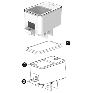 Automatic Fish Feeder Weytoll WiFi Intelligent Timing Automatic Feeder Aquarium Goldfish Feeder 100ML Large Capacity Fish Feeder Mobilephone APP Control - Automatic Fish Feeder, Weytoll WiFi Intelligent Timing Automatic Feeder,