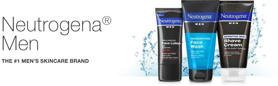 Neutrogena Men Triple Protect Face Lotion with Sunscreen SPF 20 1.7 fl oz (50 ml) - Neutrogena Men Triple Protect Face Lotion With Sunscreen