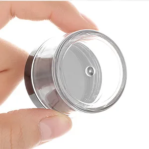 Plastic Cosmetic Jar*24 Transparent & Visible Sample Container Jar Transparent Screw Cap Bottle with Sticker & Small Spoon Suitable for Cosmetic/cream/gel/paste/beads/mineral Items Etc. 24pcs Transparent - Plastic Cosmetic Jar*24, Transparent & Visible Sample Container Jar, Transparent Screw Cap Bottle