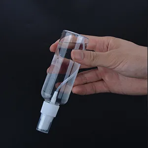 10 x 100ml Spray Bottles Empty Clear Fine Mist Spray Bottles Plastic Mini Travel Atomiser Bottle Set Small Refillable Liquid Containers with 2pcs Funnels and 14pcs Labels for Cosmetic Makeup - Strong sealing