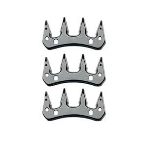 Masterclip Dagging/Shearing Blades for Sheep Cattle Livestock (Dagging) - 3 cutters