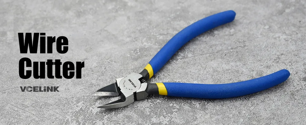 VCELINK Wire Cutters 6 inch Flush Cutters Small Side Cutters Professional Wire Cutters for Crafting Jewellery Making Floral DIY Model Making - Wire Cutters