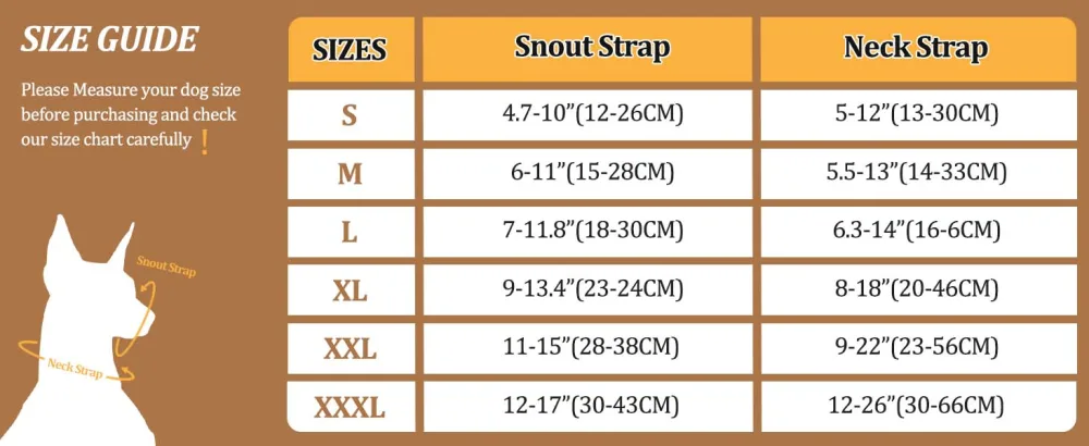 Nylon Soft Dog Muzzle for Dogs Prevent Anti Biting Barking and Chewing Adjustable Loop (XL Black) XL Black - product information 6