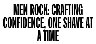 Men Rock Clear Drip Stand Hygenic and Practical Stand to Hold Shaving Brush Whilst Drying and Avoid Damage Adhesive Element to Stick to Bathroom Tiles or Cabinet Compact Design - Men Rock: Crafting Confidence, One Shave at a Time