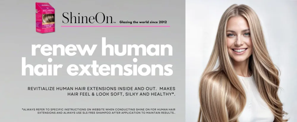 Scott Cornwall Shine On Hair Glaze - renew human hair extensions