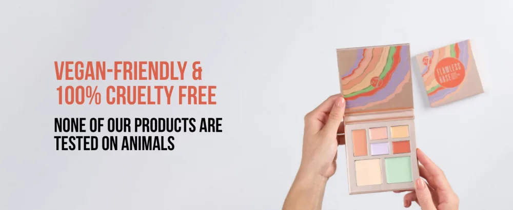W7 Flawless Base Cream Colour Correcting Palette - 7 Shades to Improve Skin Discolouration & Imperfections - product information 8