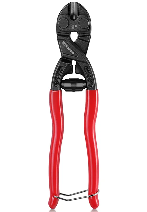WORKPRO Mini Bolt Cutter 8-inch/210mm Cr-V Wire Cable Cutter Spring Snips Clippers with Soft Anti-Slip Handle - product information 8
