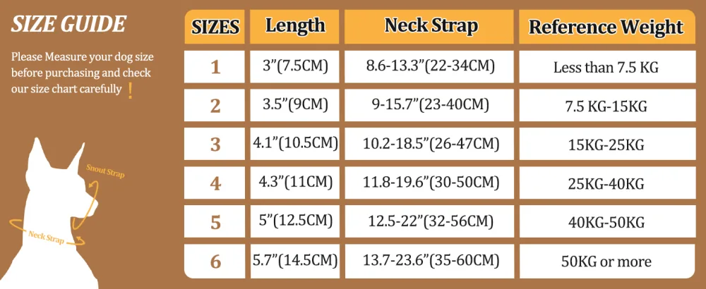 ILEPARK Dog Muzzle Soft Silicone Basket Muzzle for Dogs Breathable Mouth Cover and Adjustable Straps Anti-Biting Barking and Chewing. (Size 4 Black) 4 Black - product information 6