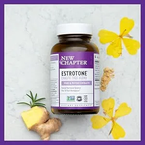 New Chapter Estrotone 60 Vegetarian Capsules - menopause supplement; menopause supplements; menopause relief; hot flash relief; night sweat relief