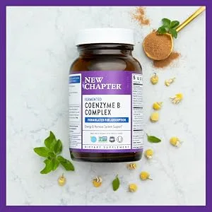 New Chapter Fermented Coenzyme B Complex 90 Vegetarian Tablets - b vitamins, b vitamin, vitamin b complex, biotin, vitamin b12, vitamin b6, energy supplement