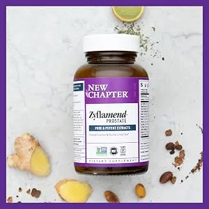 New Chapter Zyflamend Prostate 60 Vegetarian Capsules - prostate; prostate health; prostate supplement; prostate support; saw palmetto; selenium; saw palm