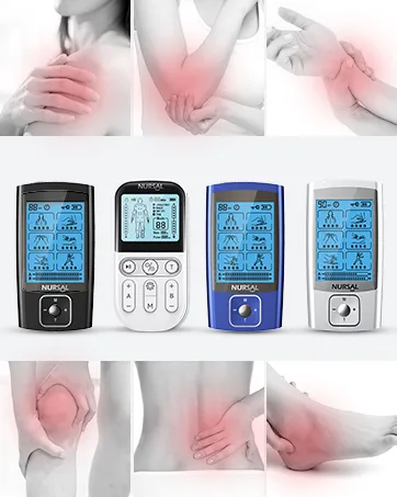 NURSAL TENS Unit Electronic Pulse Massager - Dark Black - product information 3