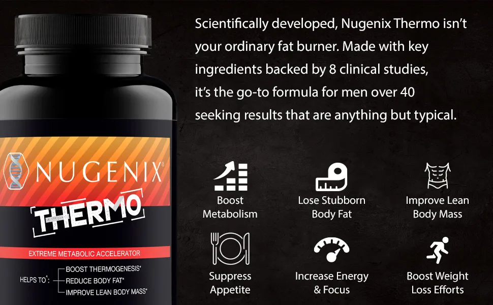 Nugenix Thermo Extreme Metabolic Accelerator 60 Capsules - Nugenix Thermo Metabolic Accelerator benefits