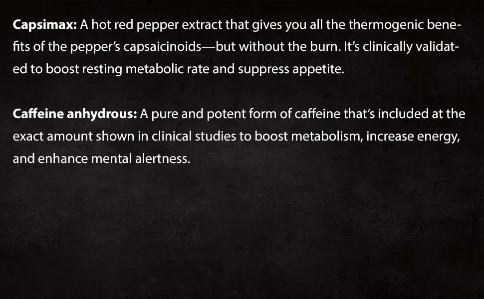 Nugenix Thermo Extreme Metabolic Accelerator 60 Capsules - Nugenix Thermo Metabolic Accelerator Ingredients