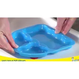 NUK First Essentials Tri-Suction Plates 6+ Months 2 Plates - product information 4