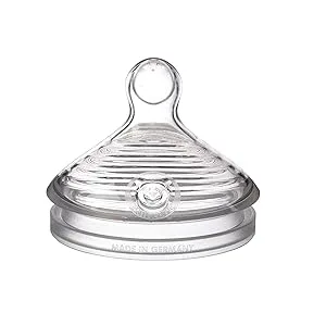 NUK Simply Natural Slow Flow Bottle Nipples  0+ Months 2 Nipples - product information 1