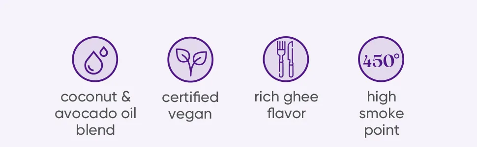 Nutiva Organic Vegan Ghee 14 fl oz (414 ml) - Ghee Benefits