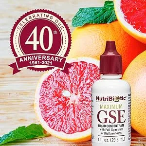 NutriBiotic Maximum GSE Liquid Concentrate 1 fl oz (29.5 ml) - Max GSE - 995 - image
