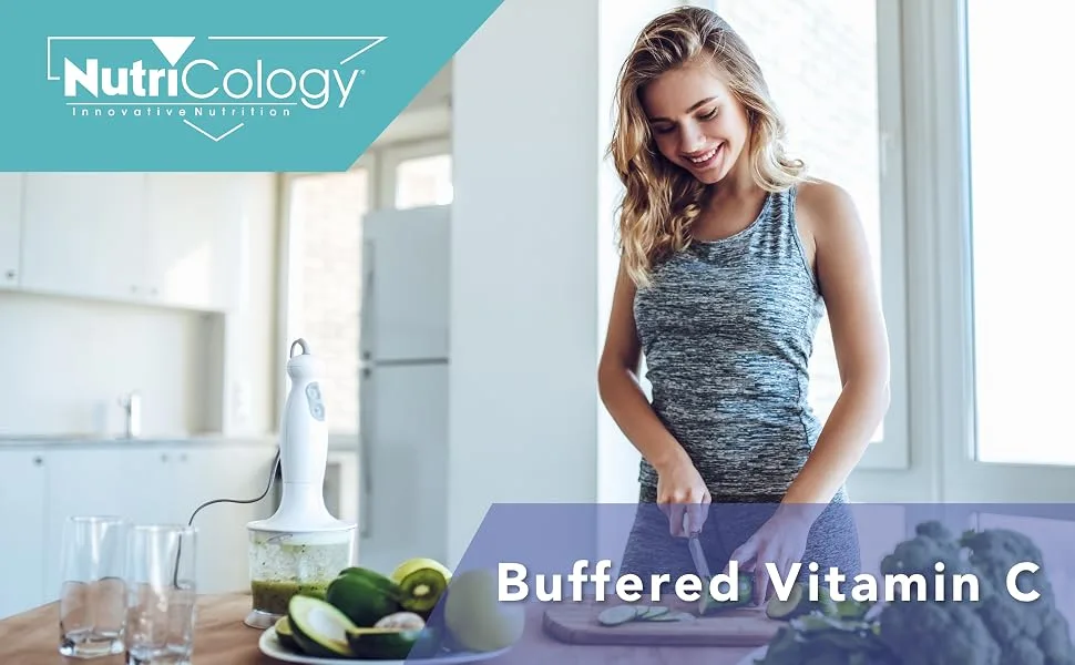 Nutricology Buffered Vitamin C 120 Vegetarian Capsules - Nutricology 50010