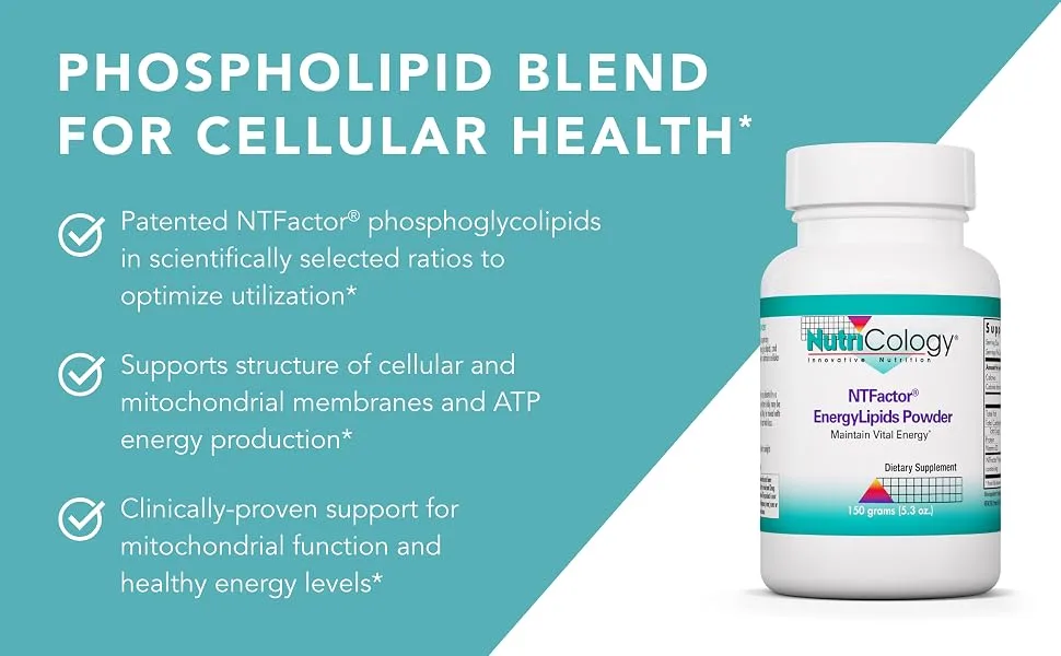 Nutricology NTFactor EnergyLipids Powder 5.3 oz (150 g) - Nutricology 56710