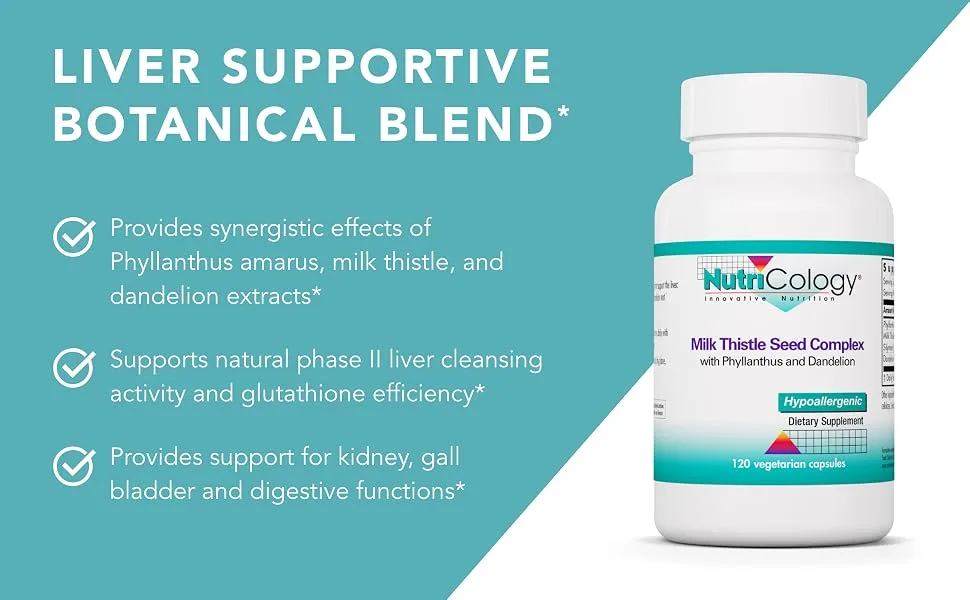 Nutricology Phyllanthus Complex 120 Vegetarian Capsules - Nutricology 50750