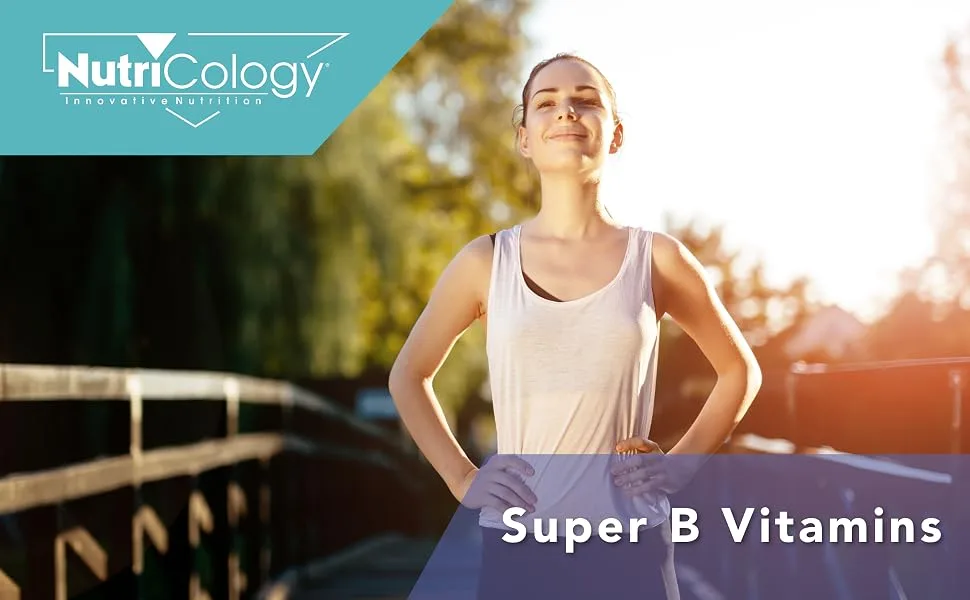 Nutricology Super B Vitamins 120 Vegetarian Capsules - Nutricology 50340