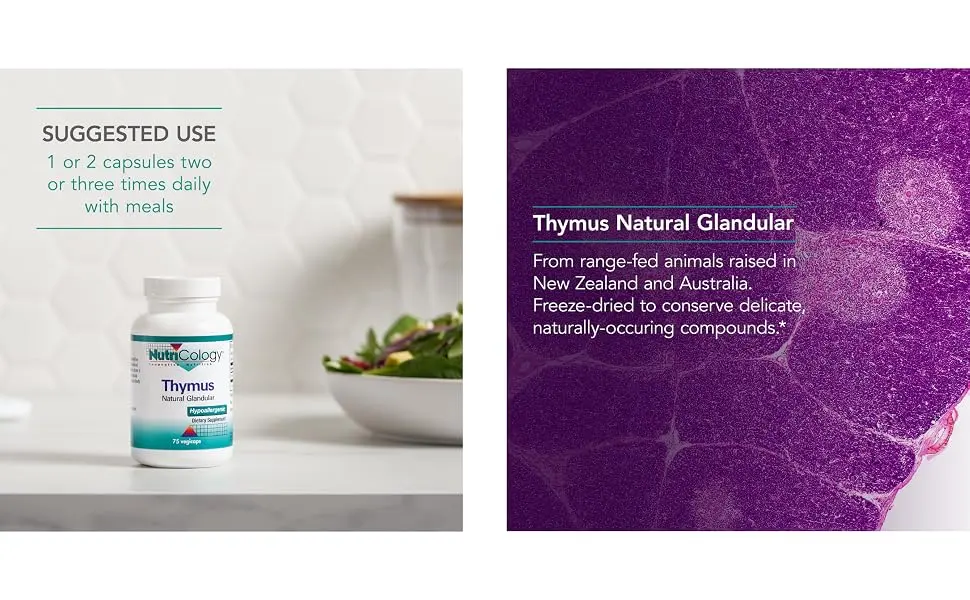 Nutricology Thymus 75 Vegicaps - 51610