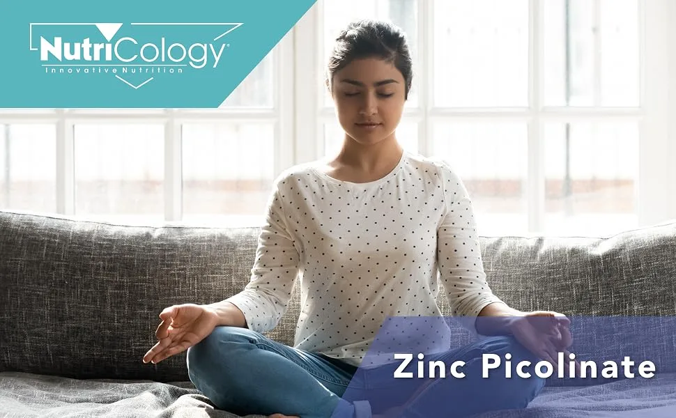Nutricology Zinc Picolinate 60 Vegetarian Capsules - Nutricology 50300
