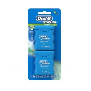 Oral-B Complete Satin Floss Mint 2 Pack 54.6 yd (50 m) Each - product information 1