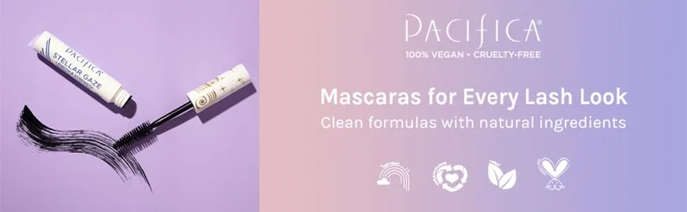 Pacifica Dream Big Lash Extending 7 in 1 Mascara Black Magic 0.25 oz (7.1 g) - Pacifica Beauty Natural Mascara
