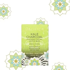 Pacifica Kale Charcoal Foaming Facial Detox Bar 3.25 oz (90 g) - product information 2