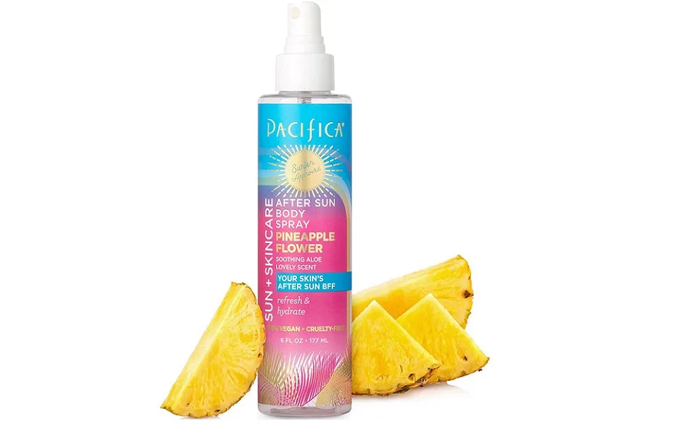 Pacifica Sun + Skincare After Sun Body Spray Pineapple Flower  6 fl oz (177 ml) - product information 2