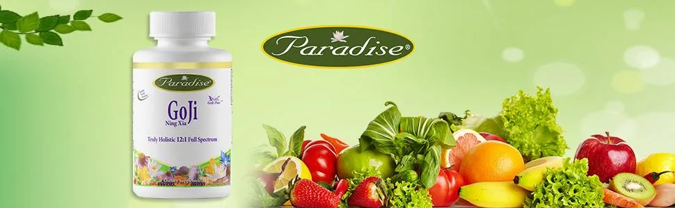 Paradise Herbs Goji 60 Vegetarian Capsules - product information 1