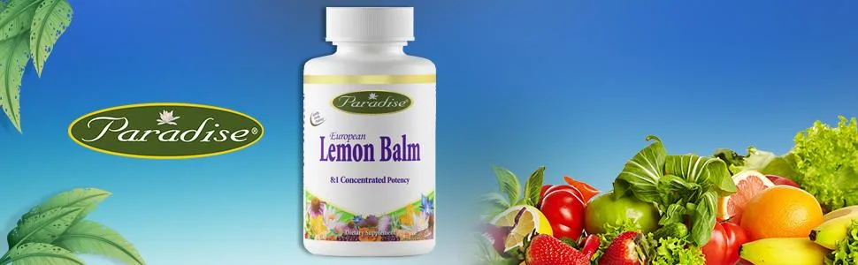 Paradise Herbs Lemon Balm 60 Vegetarian Capsules - product information 1