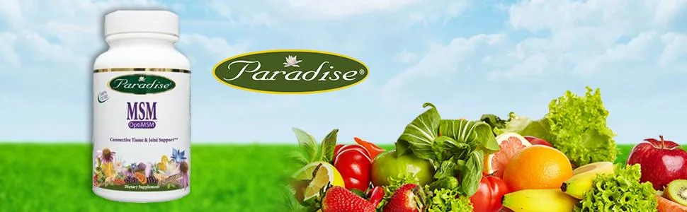 Paradise Herbs MSM 1000 mg 90 Vegetarian Capsules - product information 1