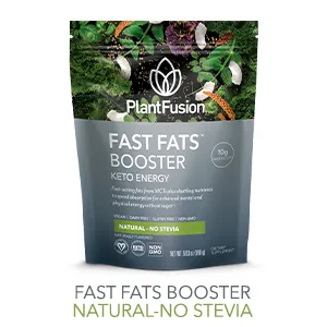PlantFusion Fast Fats Refresher Keto Energy Peach Mango 9.17 oz (260 g) - BOOSTER