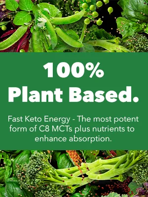 PlantFusion Fast Fats Refresher Keto Energy Pineapple Coconut 8.96 oz (254 g) - 100% plant based