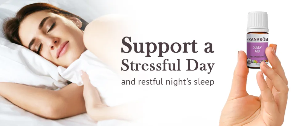 Pranarom Essential Oil Sleep Aid .17 fl oz (5 ml) - Sleep Aid  Essential Oil Diffuser Oil Sleep  Aromatherapy Oils