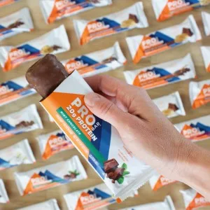 ProBar Protein Bar Peanut Butter Chocolate 12 Bars 2.47 oz (70 g) Each - probar meal bar plant based nutrition on the go snack bar low sugar energy focus chia flax seed