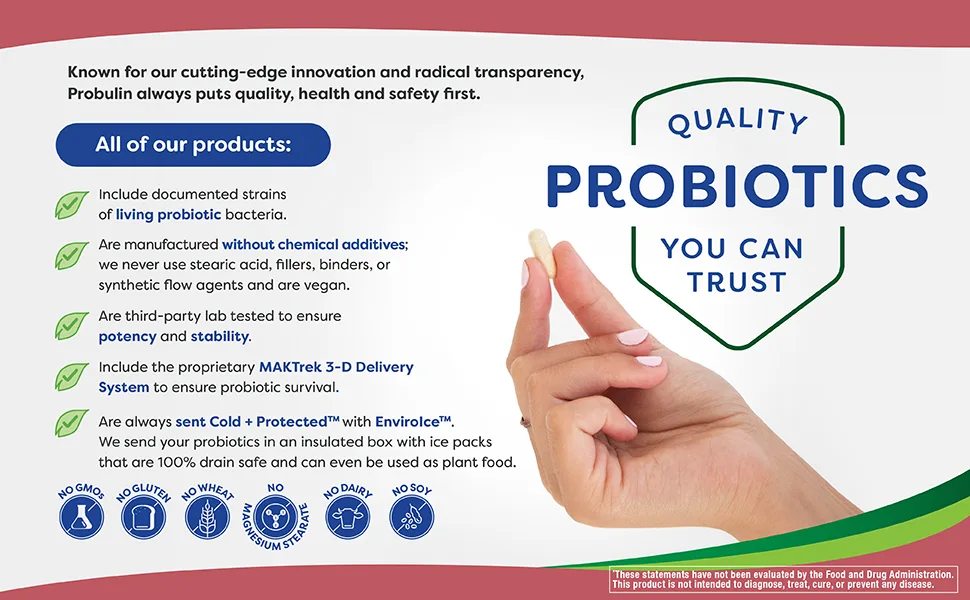 Probulin Colon Support Probiotic 30 Capsules - probiotics-you-can-trust