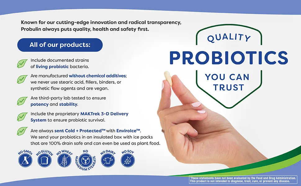 Probulin Daily Care Probiotic 10 Billion CFU 30 Capsules - probiotics-you-can-trust