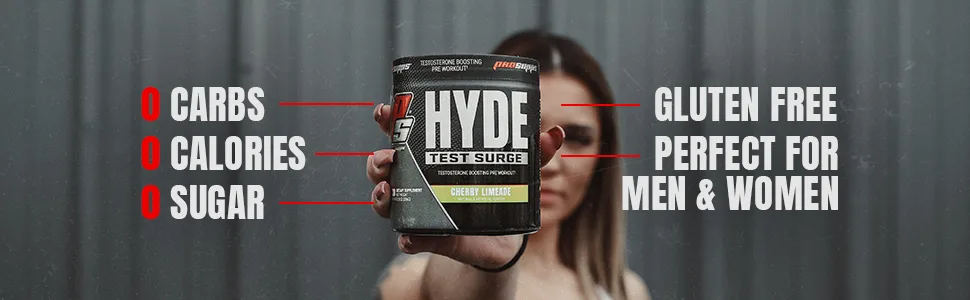 ProSupps Mr. Hyde Test Surge Testosterone Boosting Pre-Workout Pineapple Mango 11.8 oz (336 g) - amino nitric oxide work sports nutrition natural muscle builder stim arginine citrulline malate