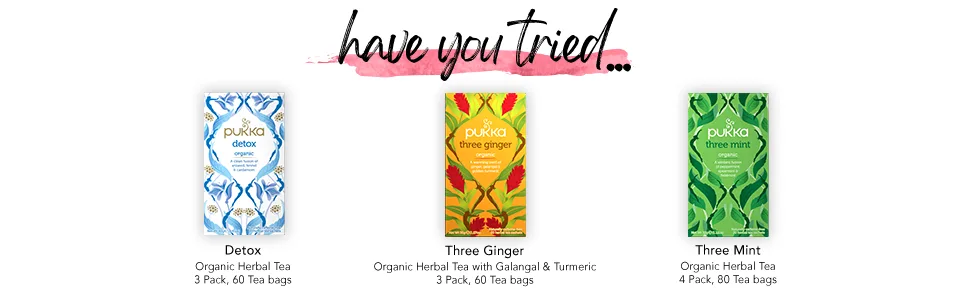 Pukka Herbs Organic Herbal Tea Collection 20 Herbal Tea Sachets 1.21 oz (34.4 g) - peppermint and licorice module 5