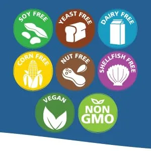 Pure Essence BrainEssence 60 Tablets - Free of soy, yeast, dairy, corn, nut, shellfish and GMO - Vegan supplement